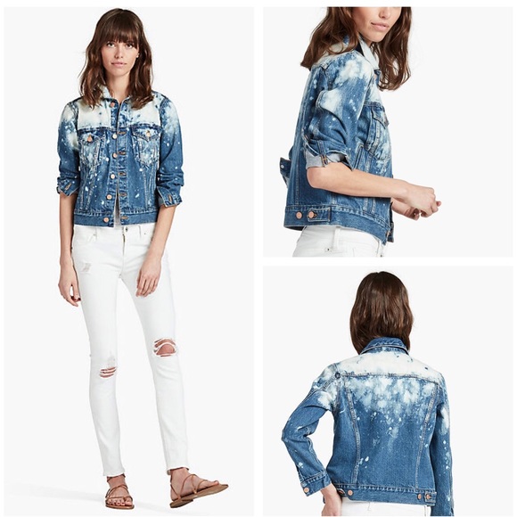 LUCKY BRAND Distressed Denim Jacket - Picture 3 of 8